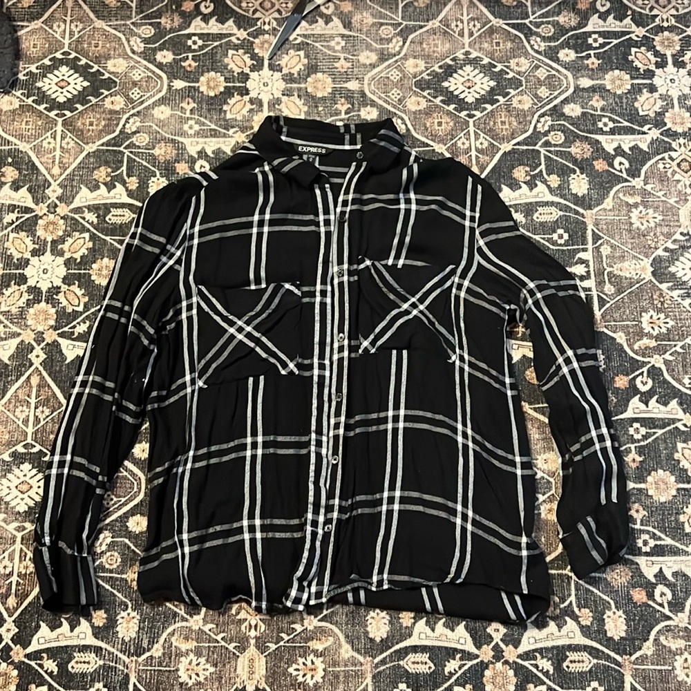 Women’s Express Plaid Top